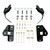 Westin E-Series 3 Round Nerf Step Bars. Single Step Pad. Black. Steel. Mount Kit Included. | BCTC 23-3505
