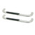 Westin Platinum 4 Oval Nerf Step Bars. Polished Stainless Steel. Mount Kit Included. Body Mount. | BCTC 21-1400