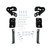 Westin Platinum 4 Oval Nerf Step Bars. Polished Stainless Steel. Mount Kit Included. Rocker Mount. | BCTC 21-3560