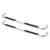 Westin E-Series 3 Round Nerf Step Bars. Dual Step Pad. Polished Stainless Steel. Mount Kit Included. | BCTC 23-1330
