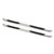 Westin E-Series 3 Round Nerf Step Bars. Single Step Pad. Polished Stainless Steel. Mount Kit Included. | BCTC 23-3380