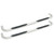 Westin E-Series 3 Round Nerf Step Bars. Single Step Pad. Polished Stainless Steel. Mount Kit Included. | BCTC 23-3500
