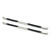 Westin E-Series 3 Round Nerf Step Bars. Single Step Pad. Polished Stainless Steel. Mount Kit Included. | BCTC 23-3610
