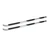 Westin Platinum 4 Oval Wheel To Wheel Step Bar. Polished Stainless Steel. Mount Kit Included. Rocker Mount. For Super Cab. | BCTC 24-54610