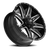 Hardrock Offroad Painkiller Xposed Wheel 24x14 5x127 Gloss Black Milled -76mm - MINIMUM PURCHASE OF 4 WHEELS | H502-241473176BM