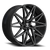 DOORBUSTER PRICING! - Ravetti M5 Wheel 22x8.5 5x120 Black And Milled 15mm - FREE T-SHIRT INCLUDED! | RAV-M5-22867BMW