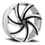 DOORBUSTER PRICING! - Massiv 920 Wheel 22x8.5 5x114.3 & 5x120 Chrome With Black Insert 38mm - FREE T-SHIRT INCLUDED! | MAS920-22813CB