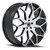 Borghini B28 Wheels Rims 28x10 6x139.7 Black Machined 25mm | WBWW028S53O16P024F004C16