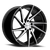 DOORBUSTER PRICING! - Ravetti M10 Wheel 20x8.5 5x108 Black Machined 38mm - FREE T-SHIRT INCLUDED! | RAV-M10-2863BM