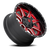 Fuel D250 Maverick Wheel 22x12 8x170 Gloss Red -44mm - MINIMUM PURCHASE OF 4 WHEELS | D25022201747