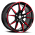 DOORBUSTER PRICING! - Shift H29 Blade Wheel 18x8 5x114.3 Gloss Black w/ Candy Red 35mm - FREE T-SHIRT INCLUDED! | H29851435GBMR