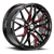 DOORBUSTER PRICING! - Shift H33 Spring Wheel 18x8 5x112 Gloss Black w/ Candy Red Milling 35mm - FREE T-SHIRT INCLUDED! | H33851235GBMLR