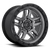 Fuel D701 Ammo Wheel 20x9 5x139.7 Matte Gunmetal With Black Bead Ring 1mm | D7012090B450