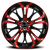 Hd Spinout Wheel 20x8 5x114.3 & 5x120 Red 35mm | SO20806435BK-R