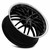 Mrr Gt1 Wheels Rims 20x8.5 5x114.3 Black Machined Lip 20mm | GT0120855xx20BK-51420