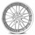 Mrr Gt1 Wheels Rims 18x9.5 5x120 Hyper Silver W/ Machined Lip 24mm | GT0118955xx24HS-52024