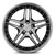 Mrr Rw2 Wheels Rims 18x9 5x114.3 Black W/ Chrome Lip 40mm | RW0218905xx25BK-51440