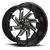 Hd Offroad Saw Wheel 22x12 5x127 & 5x139.7 Satin Black Machined -44mm | SA221256-44SBM