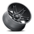 Vision Razor 363 Wheel 20x12 8x180 Satin Black -51mm | 363-20287SB-51