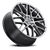 Platinum 459G Retribution Wheel 18x8 5x114.3 Bright Graphite w/Clear Coat 40mm | 459-8866G+40