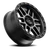 Kmc Km544 Mesa Wheel 17x8.5 5x127 Satin Black Machined With Gray Tint 0mm - FREE T-SHIRT INCLUDED! | KM54478550400