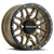 Raceline A94Bz Krank Atv Wheels Rims 14x7 4x110 Bronze W/ Black Lip 10mm | A94BZ-47011+10