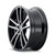 Kraze Kr190 Lusso Wheels Rims 22x8.5 5x112 Gloss Black Machined 38mm | KR190-22845BM38