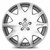 Mrr Hr3 Wheels Rims 22x10.5 Blank Custom Drilled Silver Machined 24mm | HR0322A55xx24S