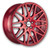 Shift Formula H32 Wheel 22x9 Blank (Custom Drilled BP) Candy Red 15MM | H32250015R