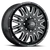 Vision Rival 401 Dually Wheel 20x8.25 8x200 Gloss Black Machined Face 106mm | 401H2880BMFF
