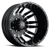 Vision Rival 401 Dually Wheel 20x8.25 8x165.1 Gloss Black Machined Face -211mm | 401H2881BMFRL116
