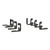 Luverne® Black  Grip Step 7 in. Wheel To Wheel Running Boards | 415078-401447 | Free Shipping!