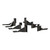 Luverne® Black  Grip Step 7 in. Wheel To Wheel Running Boards | 415102-401439 | Free Shipping!