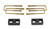 MaxTrac Suspension 907315 Rear Lift Block And U-Bolt Kit 1.5"