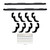 Westin PRO TRAXX 5 Oval Wheel to Wheel Nerf Step Bars. Mount Kit Included. Black Powdercoat Mild Steel. | BCTC 21-534695
