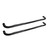 Westin E-Series 3 Round Nerf Step Bars. Black. | BCTC 23-4135