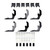 Westin R5 Nerf Step Bars. 5 in. Black. Incl. Hardware. No Drilling Required. | BCTC 28-51275
