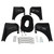 Westin SG6 Running Boards. Black Aluminum. 79 in. Length. Does Not Include Mount Kit. Vehicle Specific Mount Kit Must Be Purchased Separately. | BCTC 27-64735