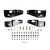 Westin Platinum 4 Oval Nerf Step Bars. Black. | BCTC 21-4065