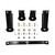 Westin Platinum 4 Oval Nerf Step Bars. Black. | BCTC 21-4125