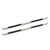 Westin E-Series 3 Round Nerf Step Bars. Polished Stainless Steel. Mount Kit Included. For Super Crew Cab. | BCTC 23-4150
