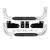 Westin E-Series 3 Round Nerf Step Bars. Stainless Steel. | BCTC 23-4110