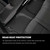 Husky Liners® Black Rear X-act Contour Floor Liner | 54791 | Free Shipping!