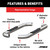 Aries® Stainless  Aries 3 in. Round Side Bars | 204040-2 | Free Shipping!