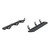 Aries RidgeStep 6-1/2" x 75" Black Steel Running Boards, Select Colorado, Canyon | BBDR 2055532