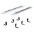 Aries AdvantEDGE 5-1/2" x 91" Chrome Aluminum Side Bars, Select Ford F250, F350, F450 | BBDR 2555024
