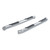 Aries 3" Round Polished Stainless Side Bars, Select Chevrolet Equinox, GMC Terrain | BBDR 204032-2