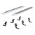 Aries AdvantEDGE 5-1/2" x 91" Chrome Aluminum Side Bars, Select Ford F150, F250, F350 | BBDR 2555048