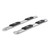 Aries 4" Polished Stainless Oval Side Bars, Select Ford F150, F250, F350, F450, F550 | BBDR S223044-2