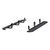 Aries RidgeStep 6-1/2" x 85" Black Steel Running Boards, Select Ram 1500 to 5500 | BBDR 2055515